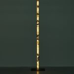 Synthesis S: LED Light sculpture by British artist Tom Price, created by inserting tar into a resin block.
