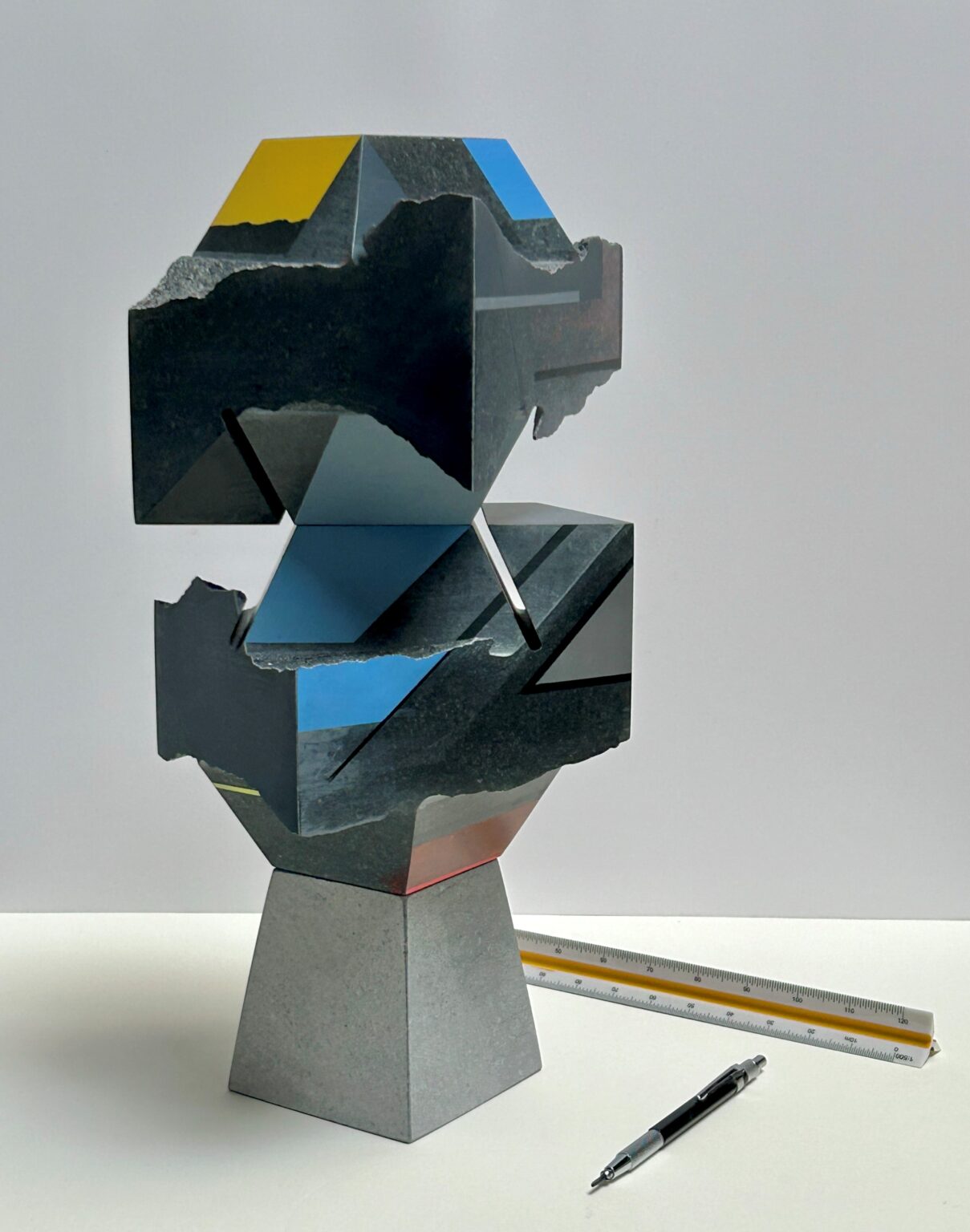 Two stack 3 (left standing) by Richard Perry - Contemporary sculpture ...