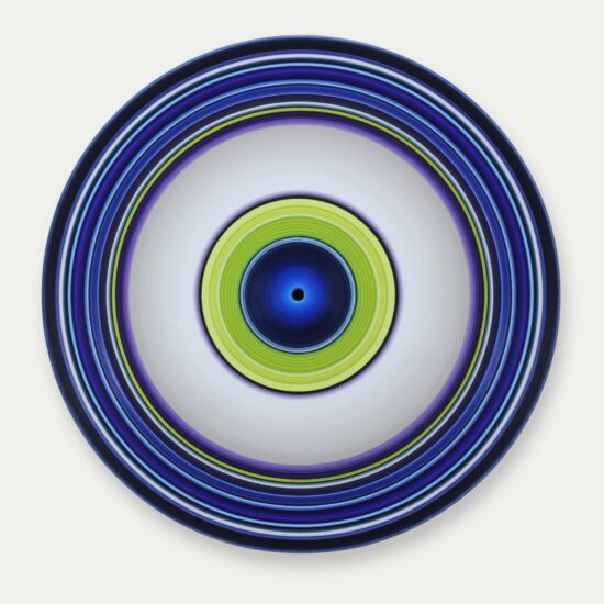 Peinture abstraite, Huile sur vinyle, par Doris Marten, le nom de l'œuvre est Pilgrim No. 66