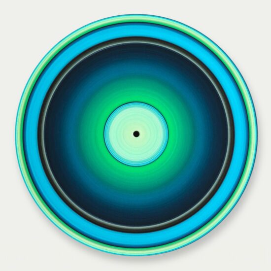 Peinture minimaliste, Huile sur vinyle, par Doris Marten, le nom de l'œuvre est Pilgrim No. 69