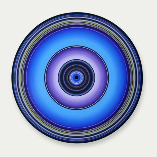Contemporary Minimalist painting, Oil on vinyl, by Doris Marten, artwork name is Pilgrim No. 72